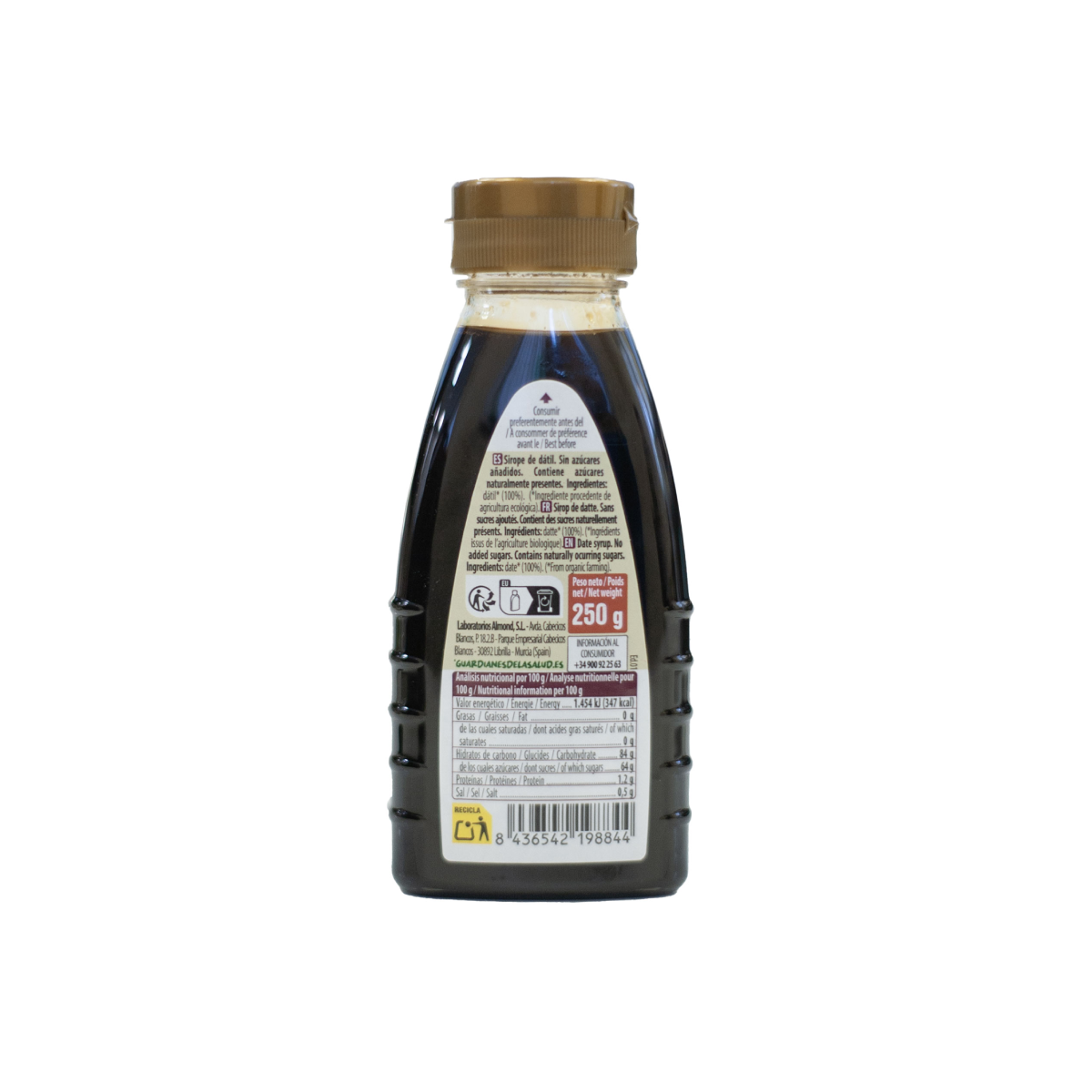 Xarope de tâmaras biológico NaturGreen 250 ml / 350 g