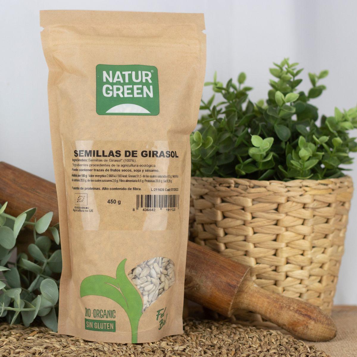 Sementes de Girassol Biológicas Naturgreen 225 g
