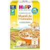 Muesli para crianças com 7 cereais biológicos +12 meses HiPP 200 g