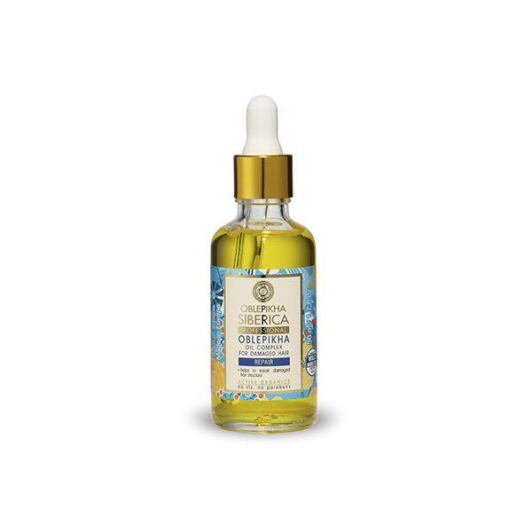 Complexo de óleo de espinheiro-alvar para cabelos danificados, 50 ml