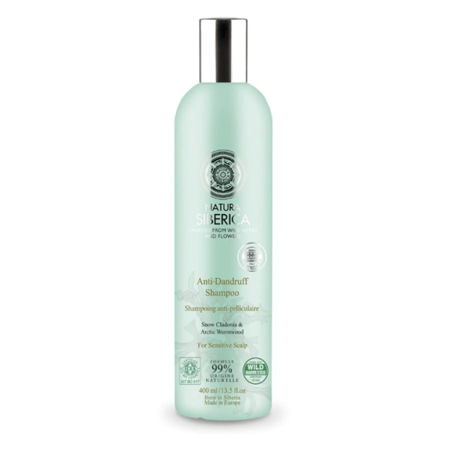Champô Natura Sibérica Couro Cabeludo Sensível e Anticaspa 400 ml