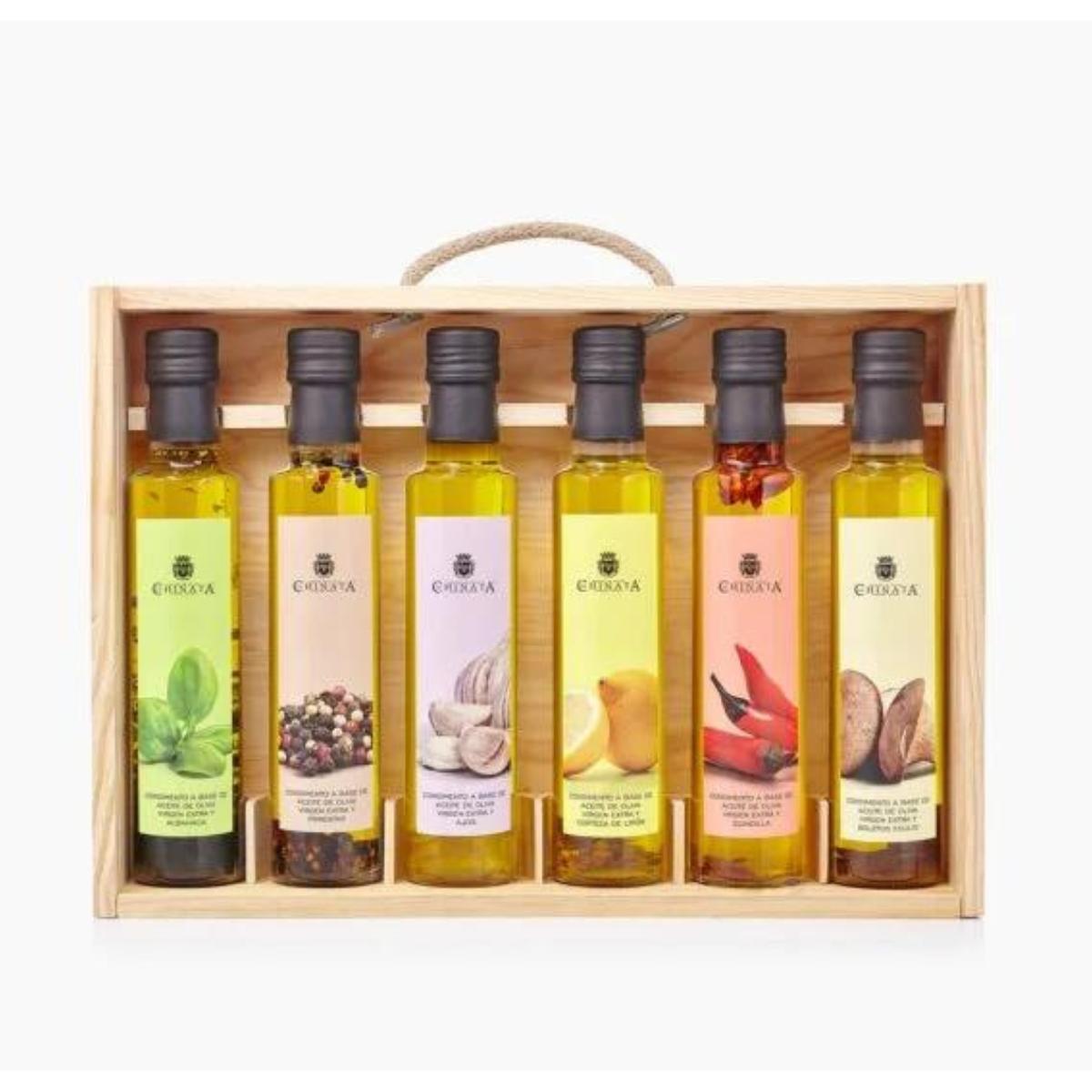 Caixa de 6 condimentos La Chinata 250 ml