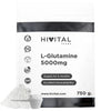 L-Glutamina 5000 mg Hivital 750 gramas de pó vegan