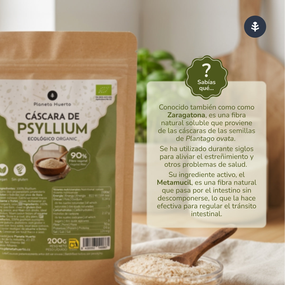 Casca de psílio Casca ECO Planet Garden 200 g