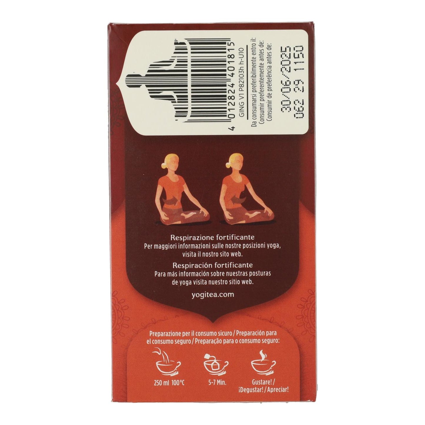 Yogi Tea Gengibre Biológico, 17 saquetas