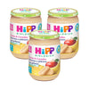 Embalagem x 3 Pote de Maçã e Banana Biológica com Bolachas +4 Meses HiPP 190 g
