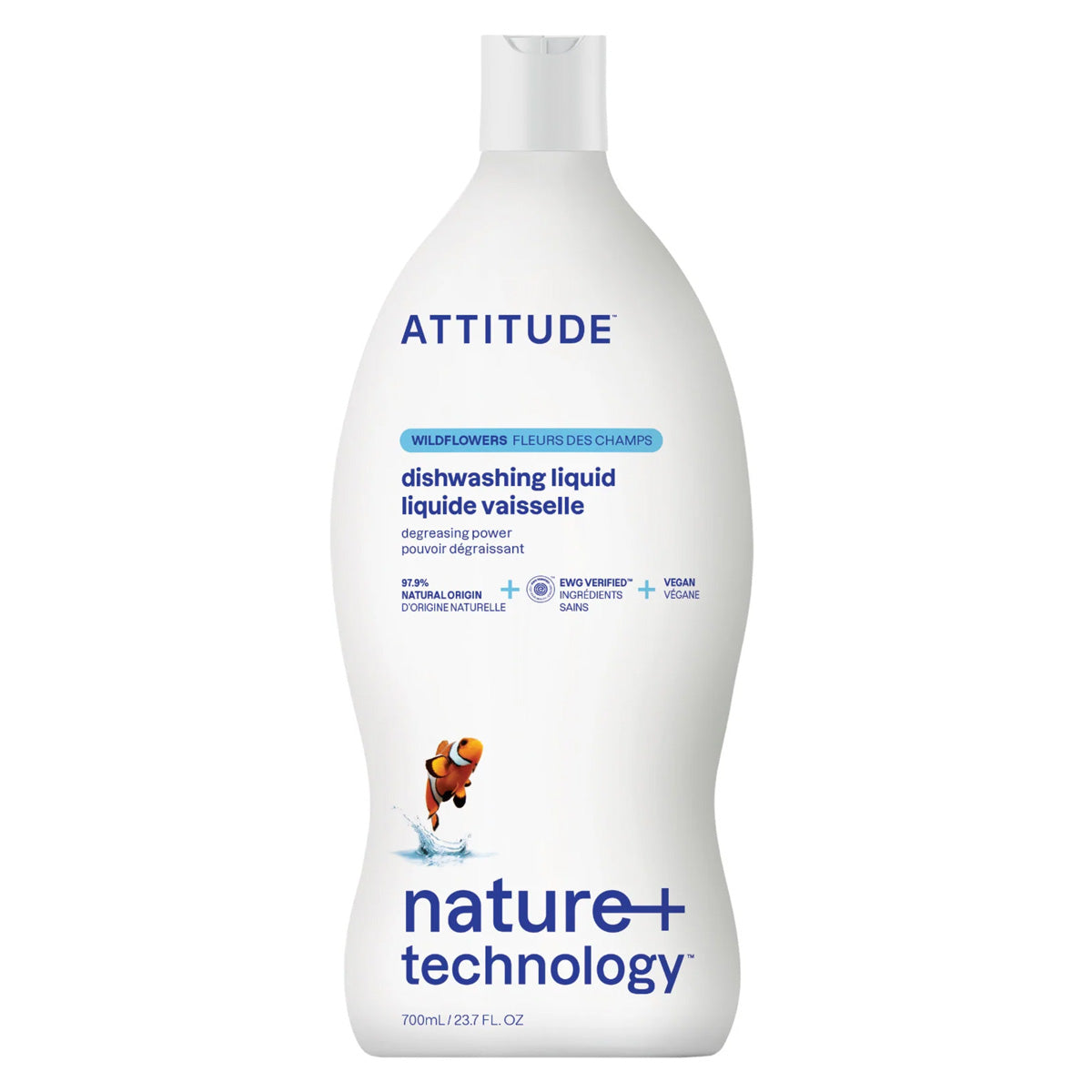 Detergente Concentrado Wildflower Attitude para Máquina de Lavar Loiça 700 ml