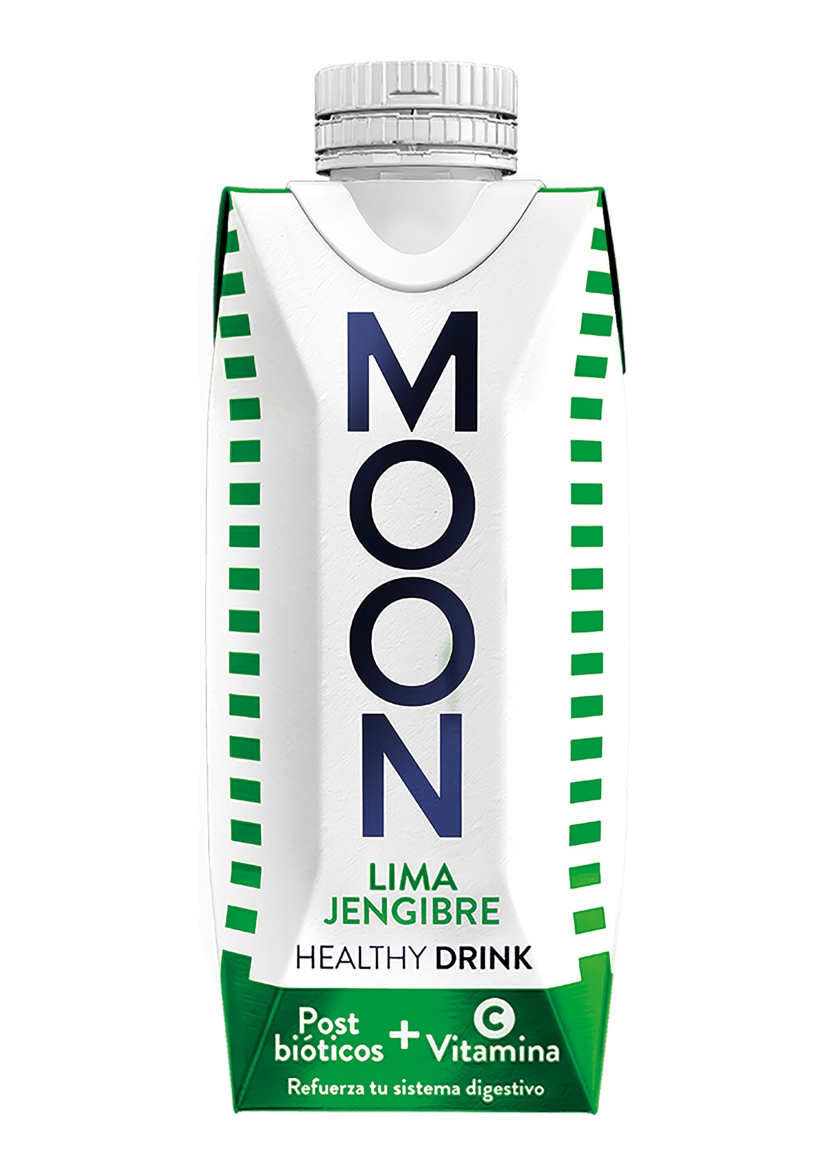 Healthy Drink Lima y Jengibre Bio con Post-bióticos y Vitamina C MOONDRIKS 330 ml