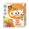 Saquetas Maçã, Pêssego e Alperce Bio Cool Fruit Vitabio 4 unidades 90 g