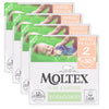 Pacote de poupança fraldas T2 (3-6 kg) Moltex Pure & Nature, 144 unidades