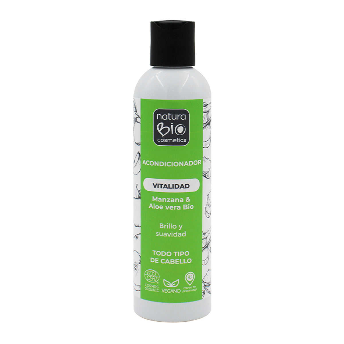Vitality Aloe e Condicionador Maçã Bio 250 ml NaturaBIO
