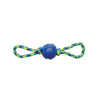 Zeus Fitness TPR Pelota y Cuerda para Perros Doble Tug 40cm