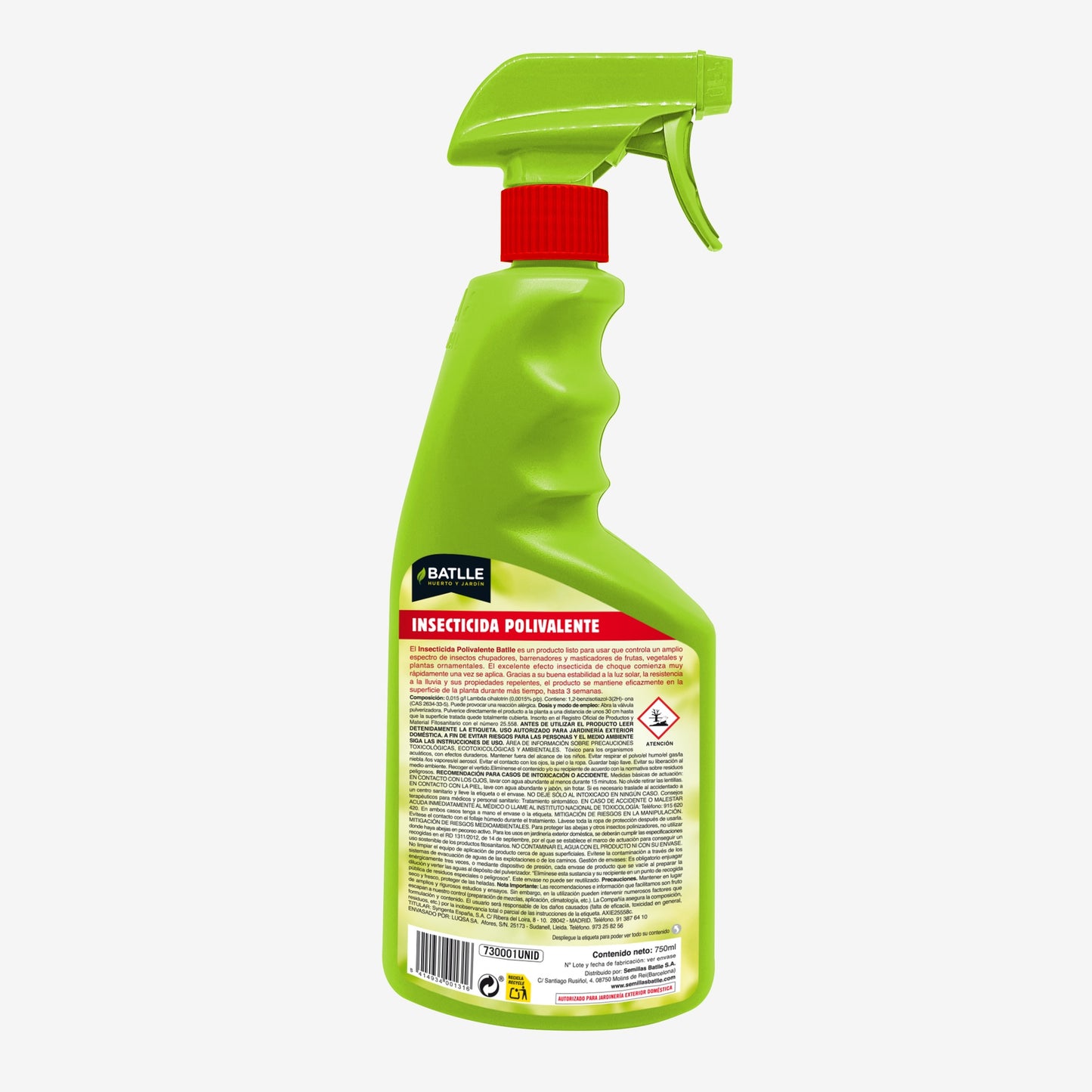 Inseticida multiusos pronto a usar Batlle 750 ml