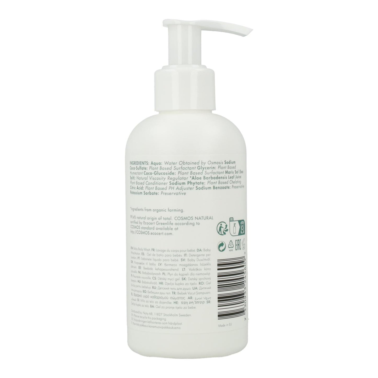 Naty 0m+ Gel de Banho para Bebé 200 ml