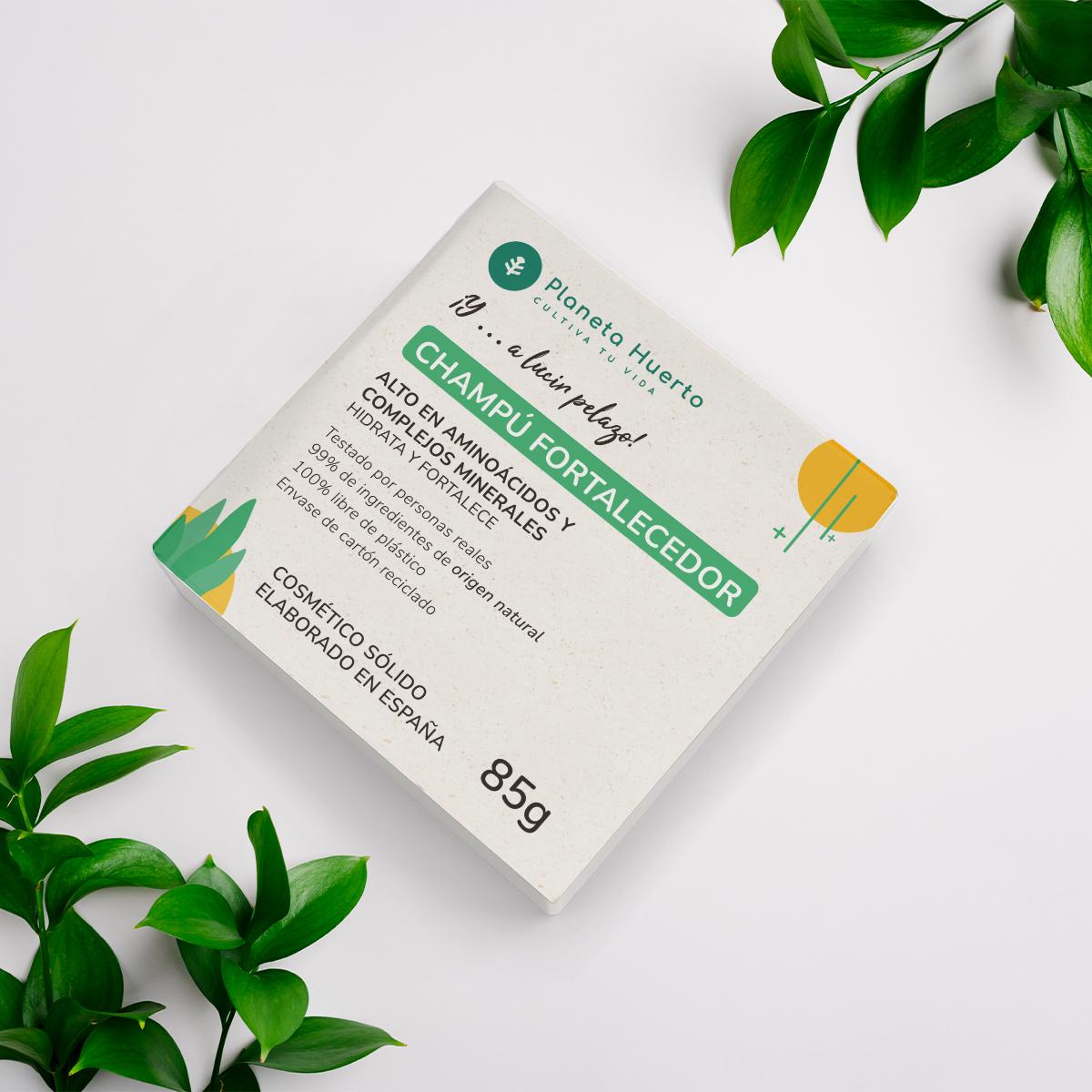 Champô Sólido Fortalecedor Planeta Huerto com Aminoácidos 85 g