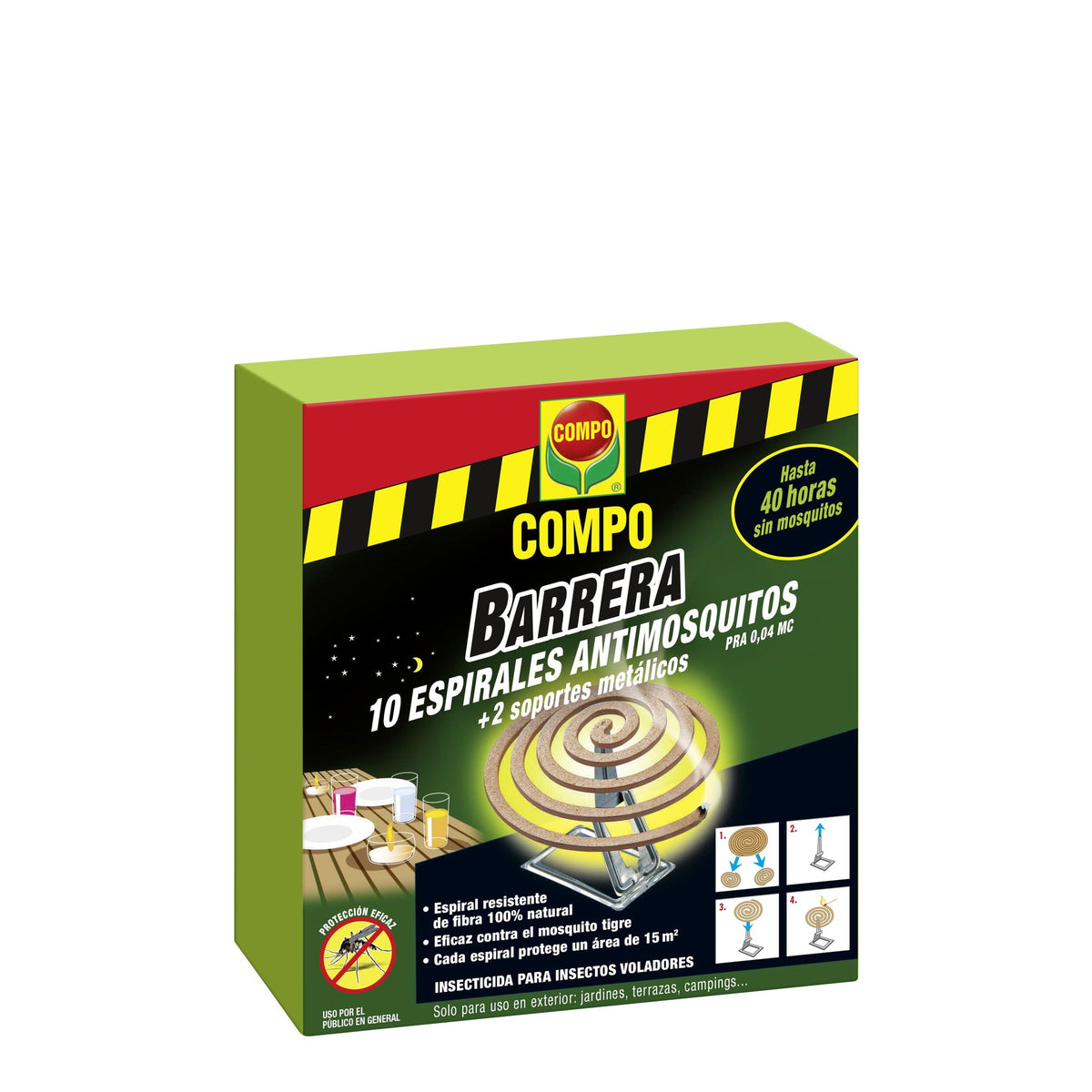 Barreira Espiral para Mosquitos Compo 10 unidades