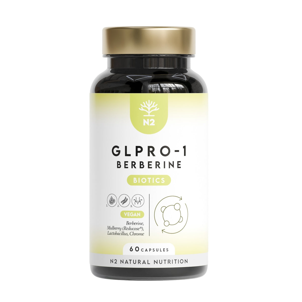 GLP-1 Booster Control Apetito 30 días Metabolismo N2 Natural Nutrition 60 cápsulas