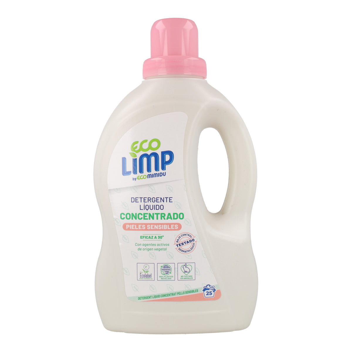 Detergente líquido para pele sensível Mimidu ECO 25 doses