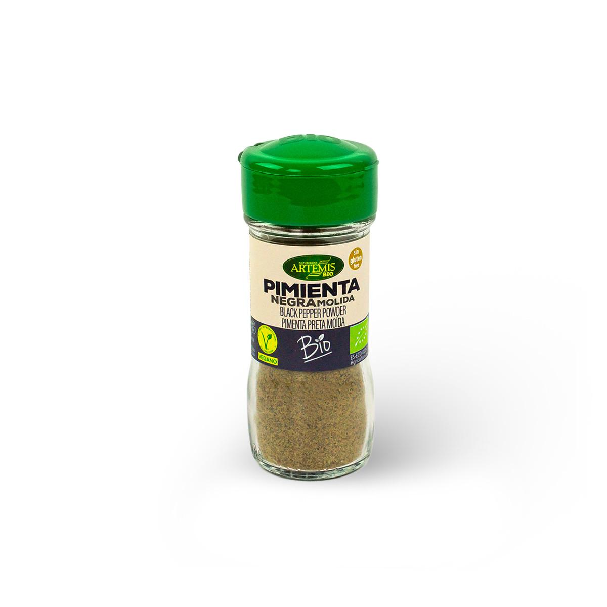 Pimenta preta moída Artemis, 38 g
