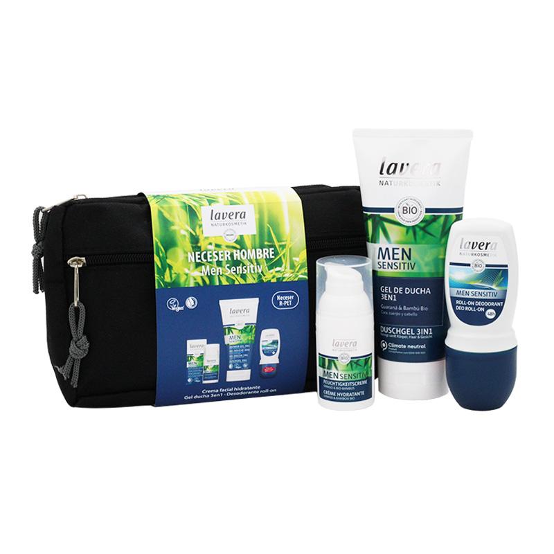 Saco de higiene pessoal Lavera Sensitive para homem