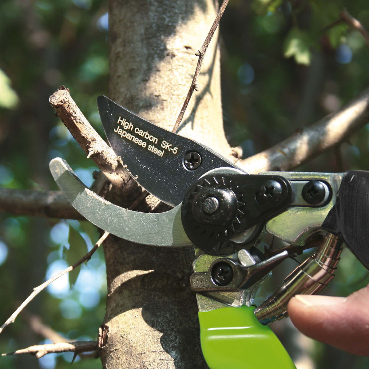 Tesoura de poda bypass ergonómica Verdemax