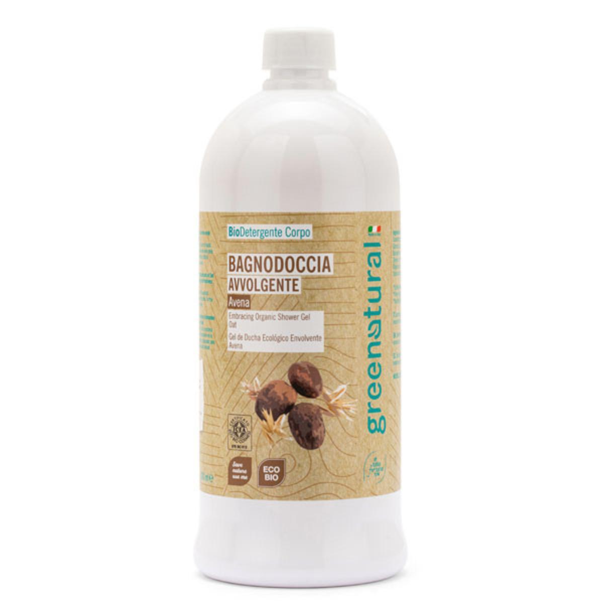 Gel de banho delicado de aveia e karité Greenatural 1 L