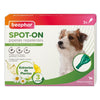 Pipetas repelentes antiparasitários naturais para cães de porte pequeno 3x1 ml
