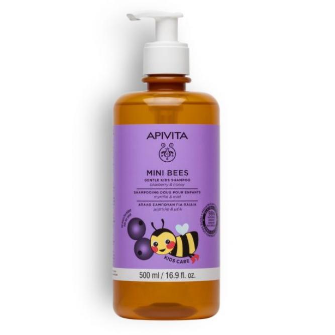 Champô Suave Infantil Apivita Mirtilo e Mel 500 ml