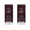 Embalagem de 2 Tintas Naturais Castanho Escuro, Khadi, 100 g