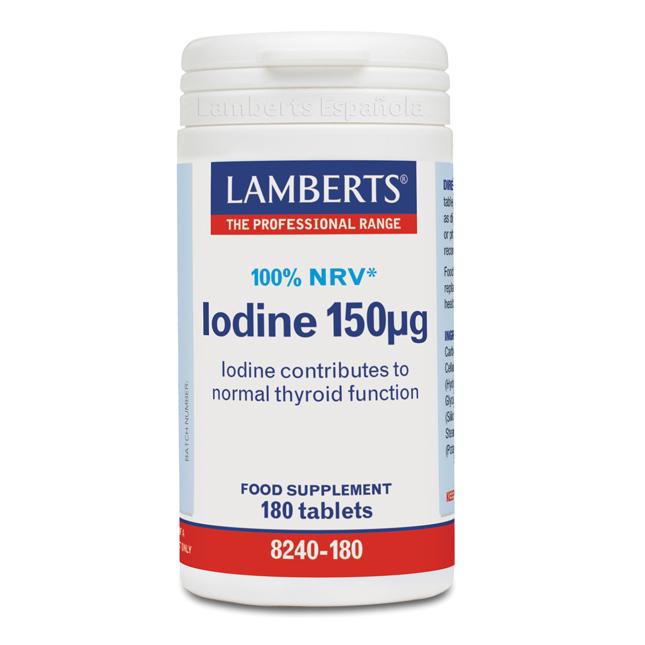 Comprimidos de iodo 180, Lamberts
