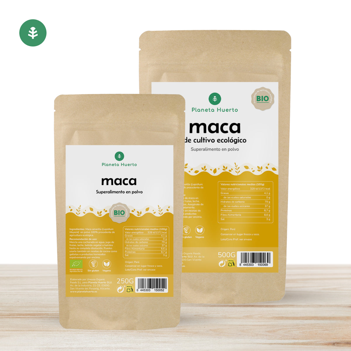 Maca em pó ECO Planeta Huerto 250 g