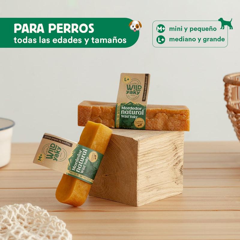 Mordedor Wild Yaky Golden Himalayan Yak Milk Bar com Cúrcuma Wild Balance 1 unidade