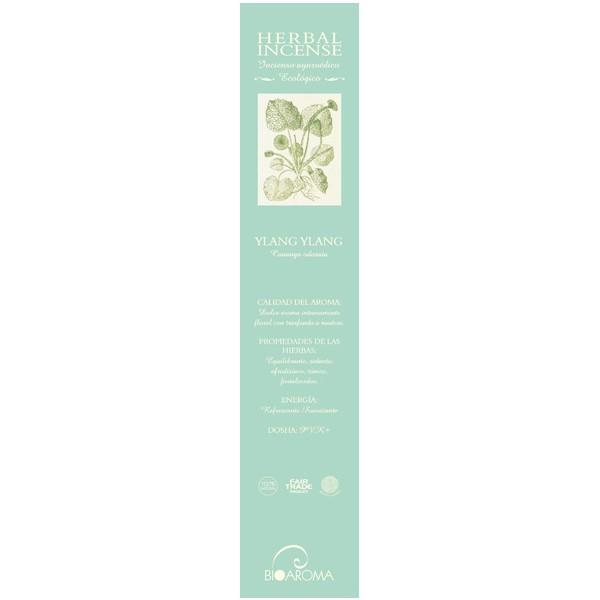 Incenso orgânico Ylang Ylang Bioaroma, 12 varetas