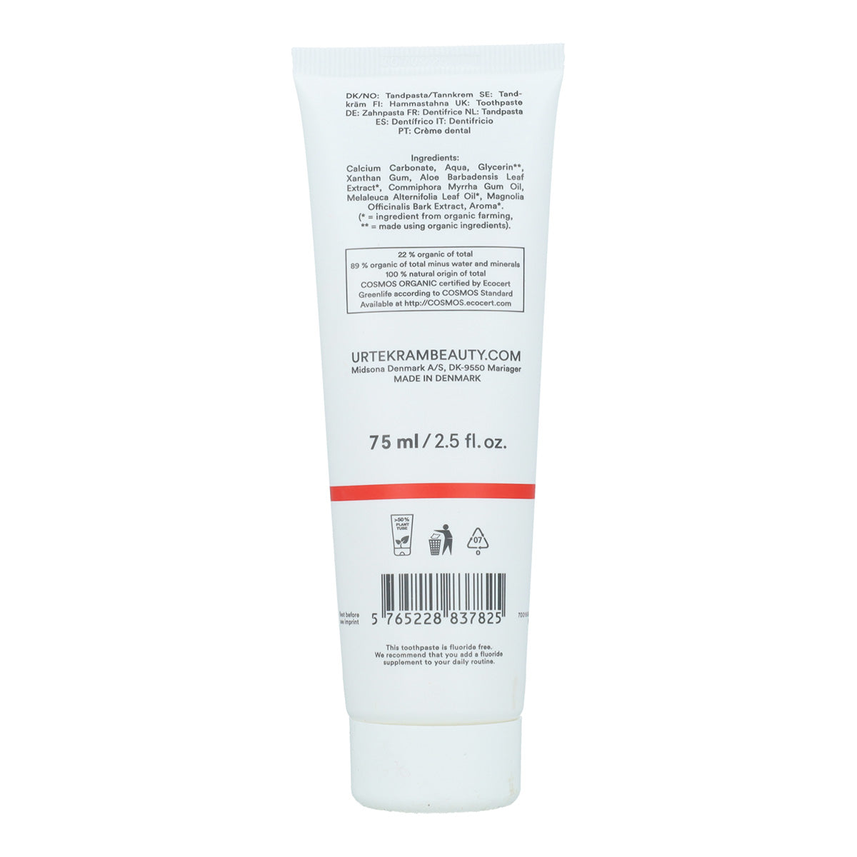 UrteKram Pasta de dentes de árvore de chá 75 ml
