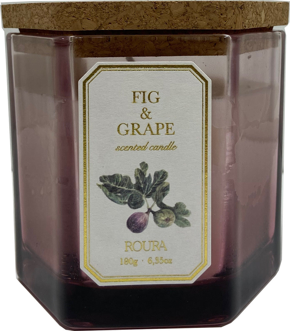 Vela perfumada Roura de figo e uva