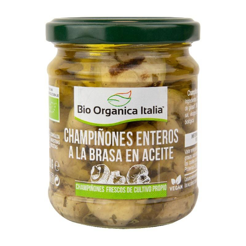 Cogumelos inteiros grelhados em óleo Bio Organica Italia 190 g