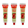 Embalagem de 3 polpas de tomate Mutti Double Concentrated 130g