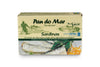 Sardinas en aceite de oliva ecológico en Lata Pan do Mar 120g