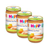 Embalagem x 3 Pote de legumes com peru biológico +12 meses HiPP 220 g
