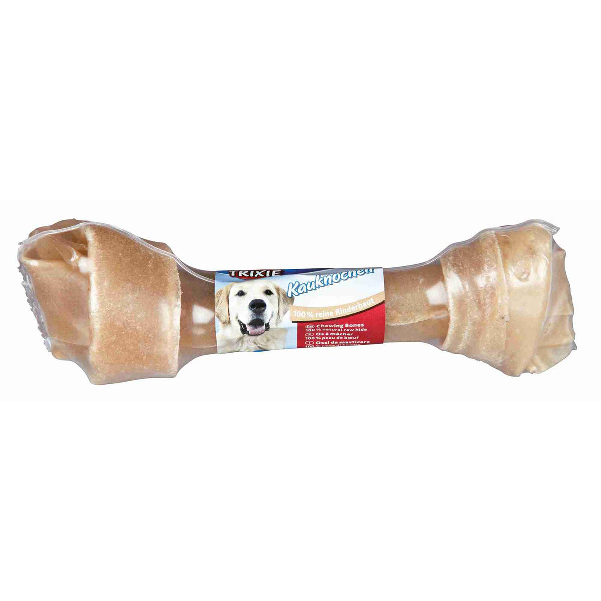 Osso prensado Trixie, com nó, 65 g, 16 cm, embalado