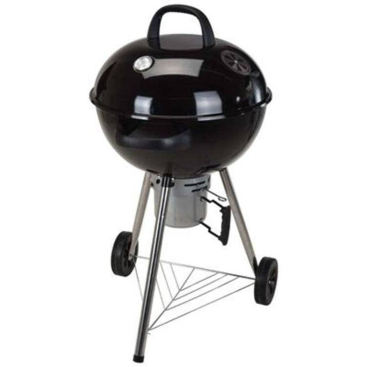 Churrasco de carvão preto