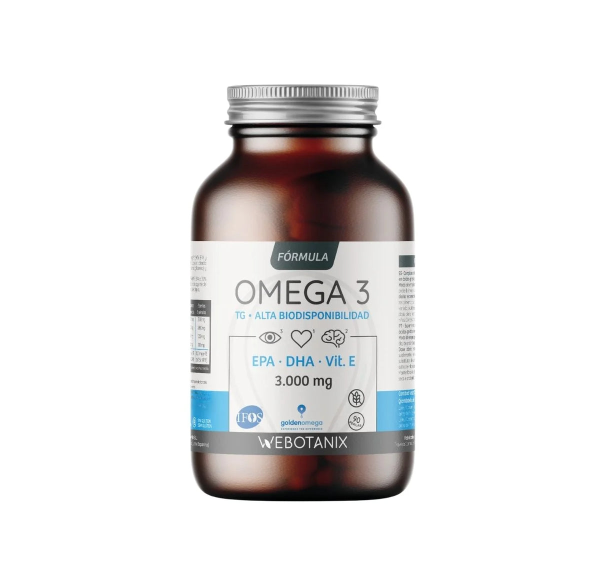 Omega 3 Fórmula Golden Omega WeBotanix 90 perlas