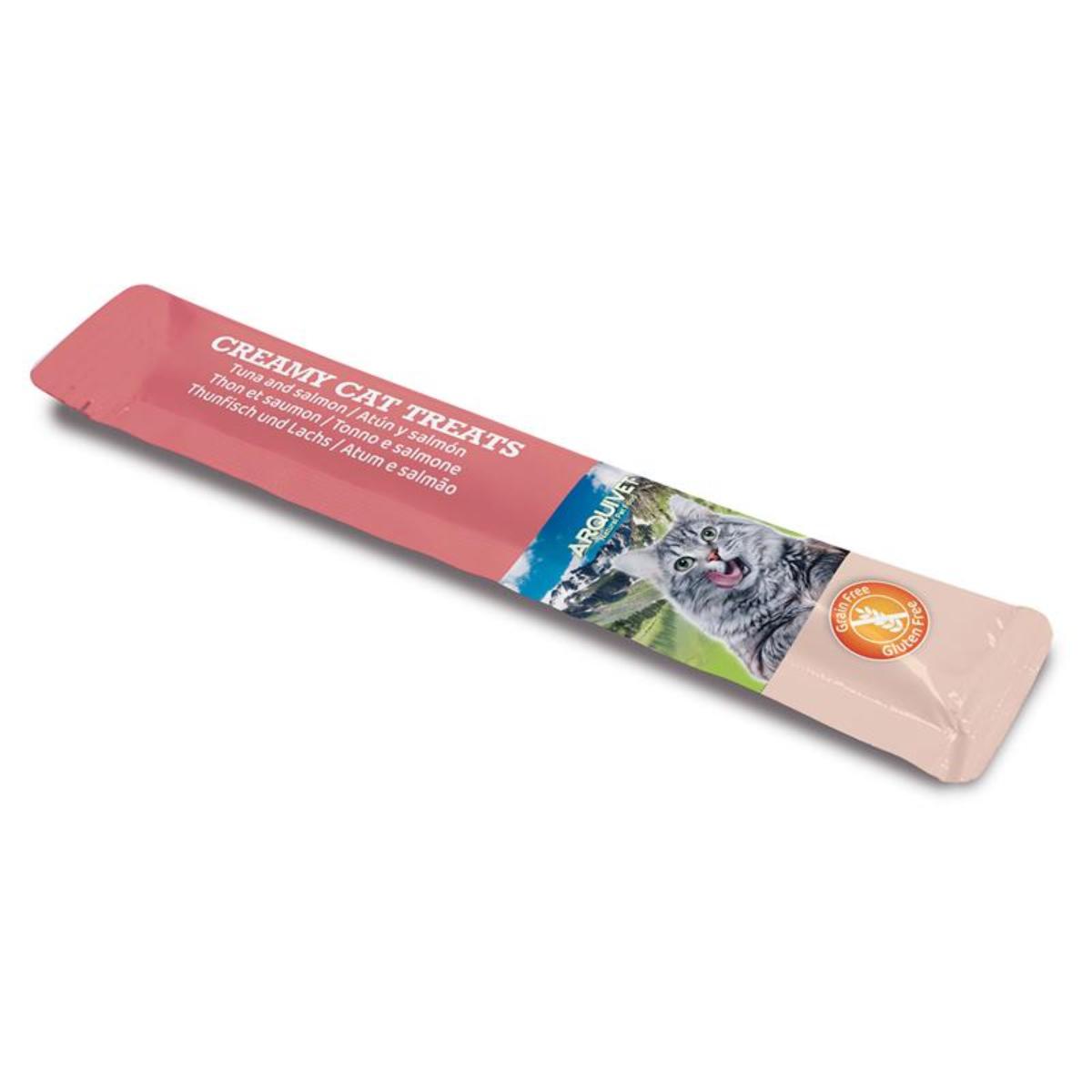 Snack Cremoso de Atum e Salmão Arquivet 5x14 g