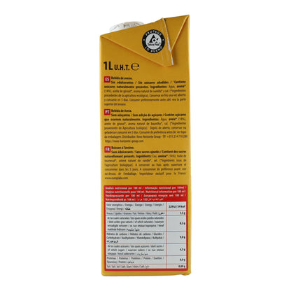 Bebida de Aveia Sem Açúcar Bio NaturGreen 1 L