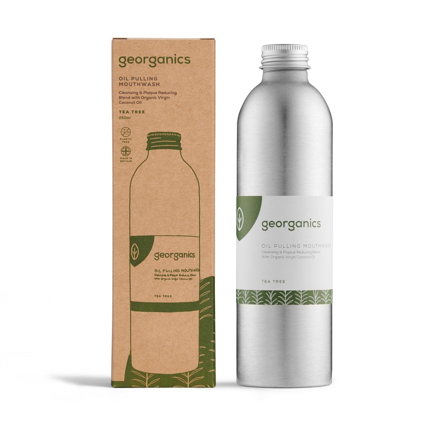 Georganics Colutório com Óleo de Coco e Melaleuca 250 ml