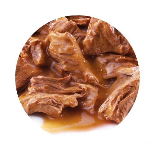 PRO PLAN Carne de bovino esterilizada para gatos em molho 85 g