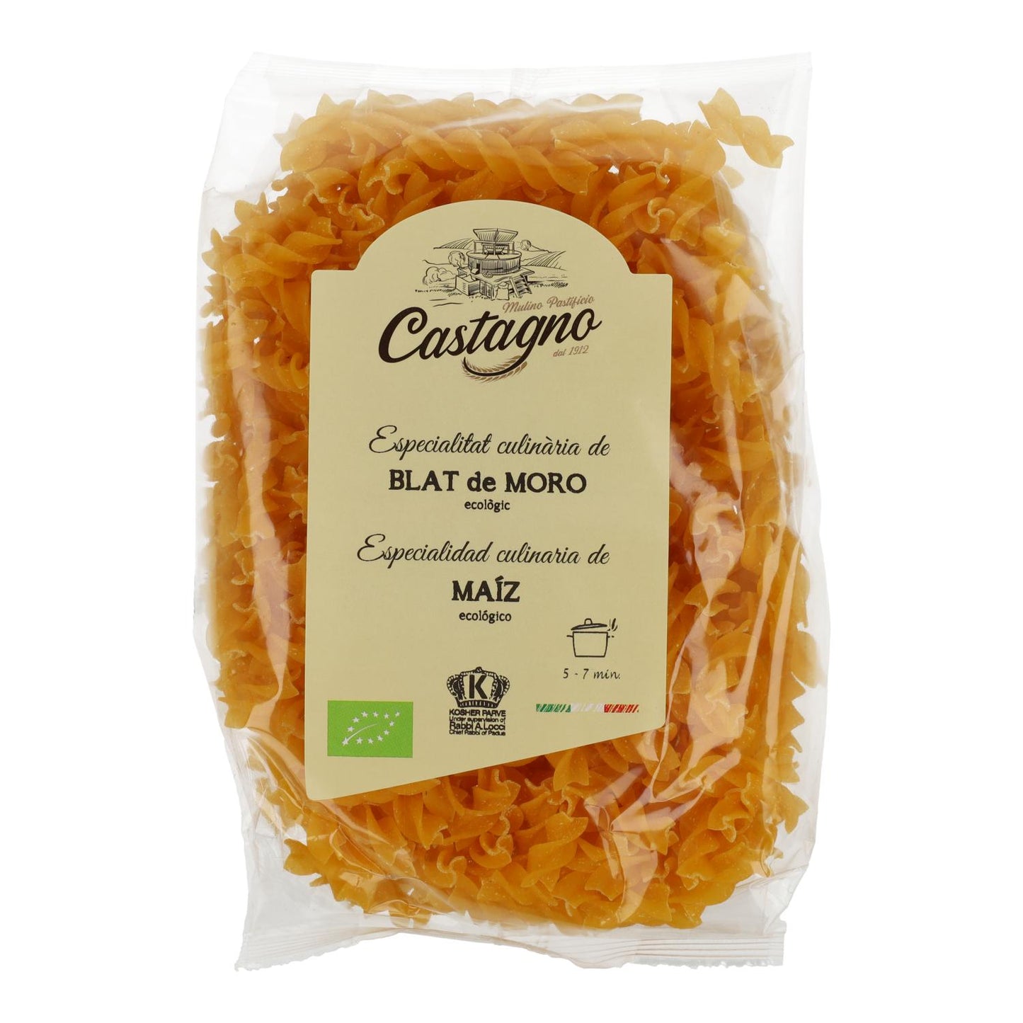 Espirais de Milho Castagno Biológico 250 g