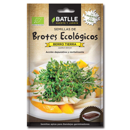 Sementes de agrião biológico Batlle para rebentos