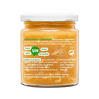 Pote de Arroz Biológico com Peru e Legumes CA CHI TOS Smileat, 230g