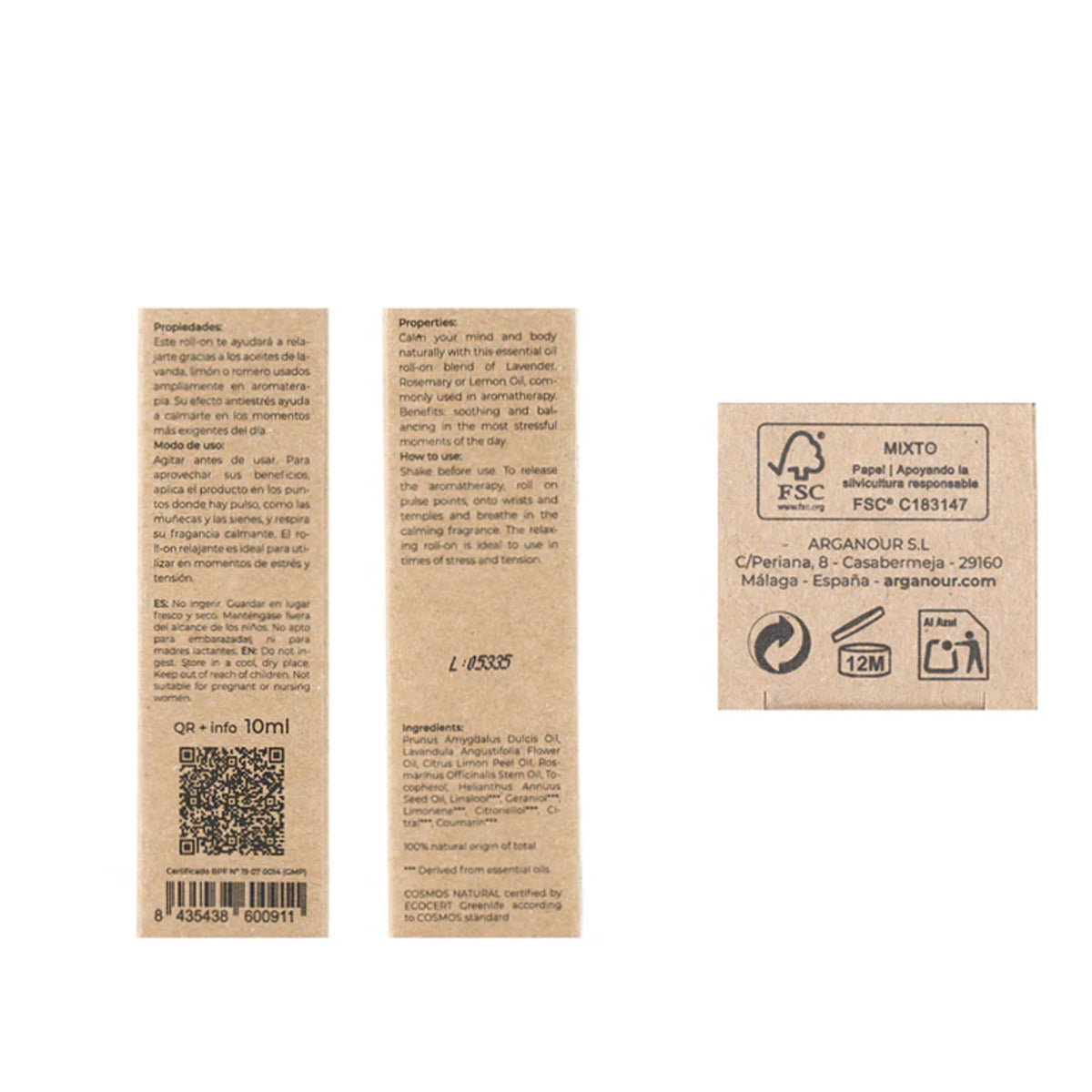 Roll-on relaxante, Arganour, 10ml